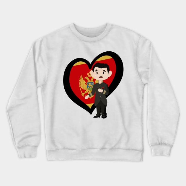 Esc Montenegro 2018 Crewneck Sweatshirt by PseudoL